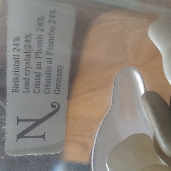 NACHTMANN DOLPHIN 🐬 MARINE FROSTED/CLEAR VASE  EV - Picture 7 of 15